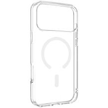 Fiksēts aizmugurējais vāciņš iPhone 17 Pro Max FIXPUM-1603-TR, 0.03kg, TPU/PC, Caurspīdīgs, MagPure