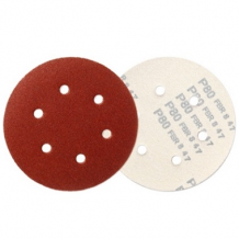 Smilšpapīra disks uz auduma bāzes 150mm G120 (5gab.) SADU