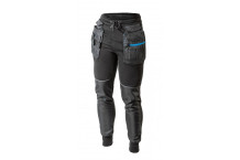 Darba bikses ar kabatām HOGERT TREBEL HT5K902-2XL , melnas, 2XL (56)