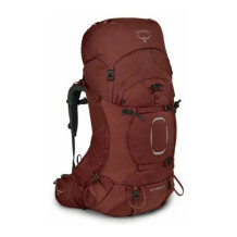 Kuprinė Aether 65, Osprey, 0843820199345, 65L, 2.2kg, 420D High Tenacity Bluesign Nylon, ACORN RED