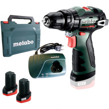 Akulööktrell 12V (2x2,0Ah) 38/20Nm 601784500 METABO