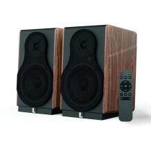 Laudberg M1 grāmatu plauktu skaļruņi, 120W, 40Hz-20kHz, Bluetooth 5.3, HDMI ARC, optiskās, RCA, koaksiālās, USB