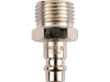 Yato YT-2402 Пневматический быстросъёмный соединитель для компрессоров воздушных шлангов и пневмоинструмента 1/2 дюйма наружная резьба