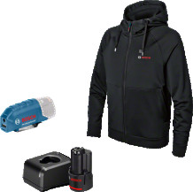 Apsildāms sporta apģērbs ar kapuci GHH 12+18V XA XL PROFESSIONAL, 06188000GE BOSCH