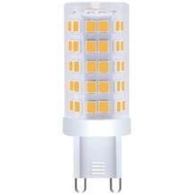 D Line LED лампочка 9111697, 4.8W, 480Lm, G9, 3000k, прозрачная поверхность