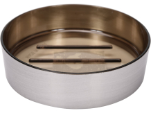 Ziepju trauks, FALA, 69352, niķeļa krāsa, plastmasa, 30 mm augsts, 112 mm diametrā