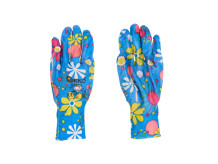 Sieviešu darba cimdi ar nitrila pārklājumu, izmērs 6, G73507, GEKO