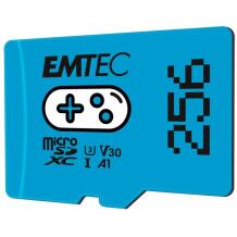 Emtec microSDXC 256GB UHS-I U3 V30 A1 Gaming ECMSDM256GXCU3G, 256GB, 100MB/s, 50MB/s, A1/A2 ühilduvus
