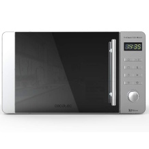 Freestanding microwave oven with 20 L capacity, 700 W power, and grill function ProClean 5120 Mirror Stainless Steel Cecotec