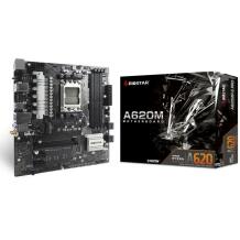 Biostar Материнская плата A620MP-E PRO, AMD AM5, 4-DIMM DDR5 до 128GB, USB 3.2 Gen1, PCIe 4.0, HDMI 4K, 2.5Gb Ethernet