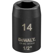 DeWALT triecienmuciņa 14mm 1/2 in Bi-Heksagon, 38mm, 1 gab.