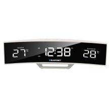 Blaupunkt Laikrodis radijas CR12WH, FM, 10 stočių, 433 MHz išorinis temperatūros jutiklis, LCD ekranas