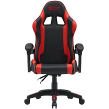 Gaming chair with adjustable backrest 90°–135° head and lumbar pillows base with PU wheels up to 120 kg Core SGCH2 Black-Red CNE-SGCH2R CANYON