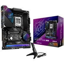Asrock Emaplaat X870 RIPTIDE WIFI, AMD AM5, DDR5, 256 GB, 4 DIMM, 1x HDMI, 1x PCIe 5.0, 2.5 Gb Ethernet, Wi-Fi 7