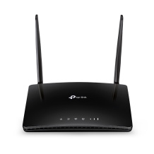 TP-Link Archer MR202 belaidis maršrutizatorius Dual-Band 4G/LTE su SIM AC750 iki 300 Mbps 2.4 GHz ir 433 Mbps 5 GHz 3× LAN 1× LAN/WAN LTE Cat4 Juoda