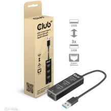 Club3D USB хаб CSV-1430A RJ45 1, USB 3.2 4