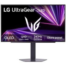Lg OLED monitorius 27GX704A-B, 68.6 cm, 2560 x 1440 pikselių, 240 Hz, 2xHDMI, 1xDP, FreeSync Premium Pro, G-SYNC suderinamas