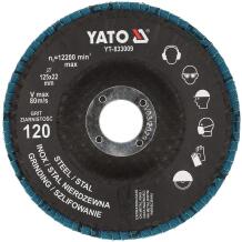 Yato lapiņu slīpdisks P120 125x22mm YT-833009