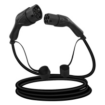 EV Charge Premium EU CE universalus įkrovimo kabelis 11 kW, 16A, Type 2 į Type 2, 7.5 m, juodas