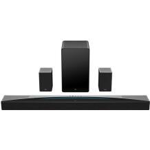 Tcl саундбар Q85HE 7.1.4 канала, 860 Вт, Dolby Atmos, беспроводной сабвуфер, беспроводные окружающие колонки
