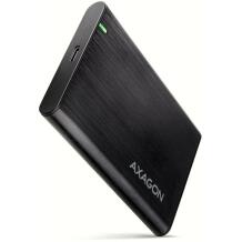 Axagon HDD корпус EE25-A6C USB-C 3.2 Gen 1, 2.5", черный, 0.4 м кабель, 7 мм HDD/SSD прокладки