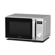 Mikroviļņu krāsns ar grila funkciju kraukšķīgai un vienmērīgai gatavošanai 20 L ietilpību 700 W jaudu un elegantu melnu korpusu AG20CF2ESL Midea