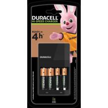Duracell įkroviklis CEF14, 4, Ni-MH, 2xAA, 2xAAA, 4h, juodas, šilumos, perkrovos, grandinės, įtampos apsauga
