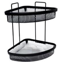 Baltic Aqua Угловая Полка Двухъярусная 9134160, 236mm, 236mm, 320mm, черный, металл