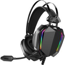 Baracuda Austiņas SEAGUL-B, 310g, 20Hz-20kHz, 118dB, 32Ω, 2.15m, vadu, varavīksnes LED apgaismojums