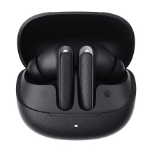 QCY Buds HT15 ANC TWS bezvadu austiņas Bluetooth 5.4 Adaptive Active Noise Cancellation (4 ANC režīmi + caurredzamības režīms) 10 mm dinamiskie draiveri 6 mikrofoni līdz ~4 st ar ANC un ~5.5 st bez ANC, līdz ~18 st ar ANC un ~25 st bez ANC ar uzlādes futrāli IPX4 ūdens izturība Dual Connection zema latentuma režīms skārienvadība USB-C uzlāde melns