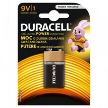 Duracell Aku 6LR61 9V blister 1 tk, Alkaline, 9 V, PP3, 1