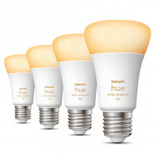 Philips Hue spuldzes, baltas, E27 6W WA BT, 4gab.