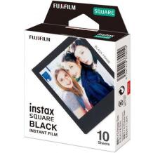 Fujifilm Instax Square Instant Film Black 8720094754345, 10, läikiv
