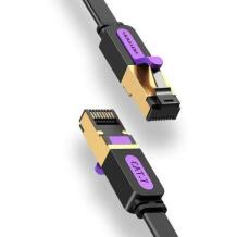 Vention патч-кабель ICABI, 3м, CAT 7, черный, RJ45 2