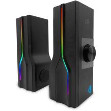 Media-Tech Звуковая панель MT3175, 8W, 180Hz-20000Hz, Bluetooth, RGB подсветка, 2.0 система