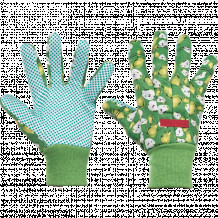 Хлопчатобумажные перчатки с ПВХ точками FAST FRUIT (Blist.), зеленые размер 8. ЧЕРВА