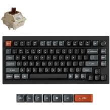 Keychron V1U-D3 клавиатура, 75%, 8000 Гц, Bluetooth 5.3, RGB LED, 4000 мАч, 660 ч времени работы от батареи, PBT клавиши