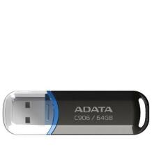 Adata USB mälupulk AC906-64G-RBK, 64 GB, USB Type-A, USB 2.0, must, plastmass, kork