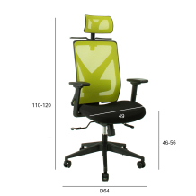 Darba krēsls MIKE melns/zaļš 14512 Allit