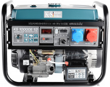 Bensiini generaator 7500W, 230; 400V, EURO 5 KS 10000E 1/3 8000 W KONNER & SOHNEN