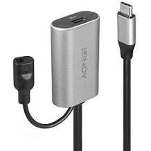 Lindy 43271 USB C pikendus 5m, 5Gbps, must, USB C isane ja väline pistikud, 85% TC, PVC kate