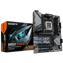 Gigabyte B650 EAGLE AX 1.2, AMD Socket AM5, 12+2+2 fazių VRM, 4*DIMM DDR5 iki 7600MHz, 1*PCIe 5.0 + 2*PCIe 4.0 M.2, GbE LAN