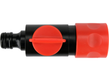 Ātrā savienotājs ar vārstu un savienotāju, YATO, YT-89076, 1/2" diametrs, izturīgs ABS un PP materiāls, viegla uzstādīšana.