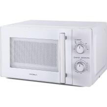 Radiola Mikroviļņu krāsns RAMW20SMW, 20L, 700W, 5 jaudas līmeņi, 35 min taimeris, atkausēšana, balta