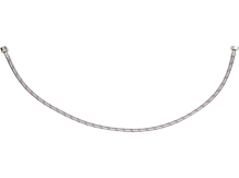 Savienojuma šļūtene 1/2" F/M, FALA, 71825, 1000mm, nerūsējošais tērauds, EPDM gumija, max spiediens 1MPa, max temperatūra 90°C