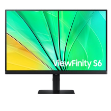 Samsung LS27D600EAUXEN ViewFinity S6 27" QHD 2560×1440 100 Hz IPS LCD monitor 5 ms height/tilt/swivel adjustment Black