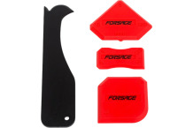 Silikona izlīdzināšanas špakteļu komplekts ar griezēju 4 gab., Forsage, F-5262