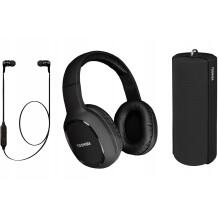 Toshiba Juhtmevabad kõrvaklapid HSP-3P19-II TY-HSP-3P19K, 154g, 4h, 20-20000Hz, Bluetooth, 2.0 (Stereo), 8m, 10h, 6W