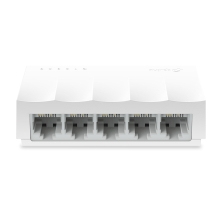 5-Port 10/100Mbps galda slēdzis, TP-Link, LS1005, 5× 10/100Mbps, Fanless, Ārējais barošanas adapteris