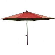 Садовый зонт 2.7 x 2.7 м, красный